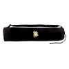 Yoga Mat Tote, Black with Gold Lotus