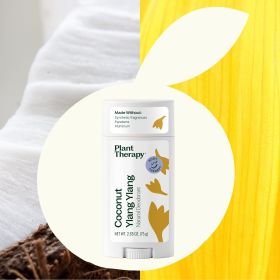 Deodorant, Natural Coconut Ylang Ylang