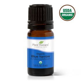 Plant Therapy Organic Blue Yarrow Essential Oil 5ml