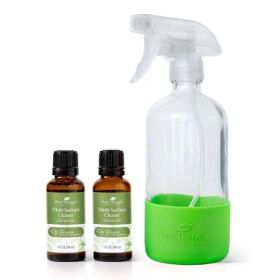 Plant Therapy Defender Multi-Surface Cleaner with Glass Spray Bottle