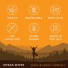 Mocca Shots Energy Gummies Dark Chocolate Orange 12 Pack