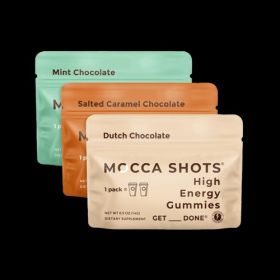 Mocca Shots Energy Gummies Sample 3 Pack