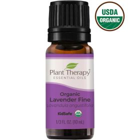 Plant Therapy Organic Lavender Fine Essential Oil 10ml