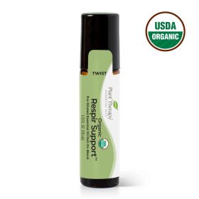 Plant Therapy Organic Respir Support Essential Oil Blend Roll On