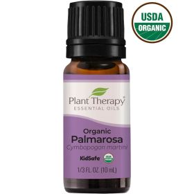 Plant Therapy Organic Palmarosa Essential Oil 10ml