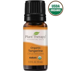 Plant Therapy Organic Tangerine Essential Oil 10ml